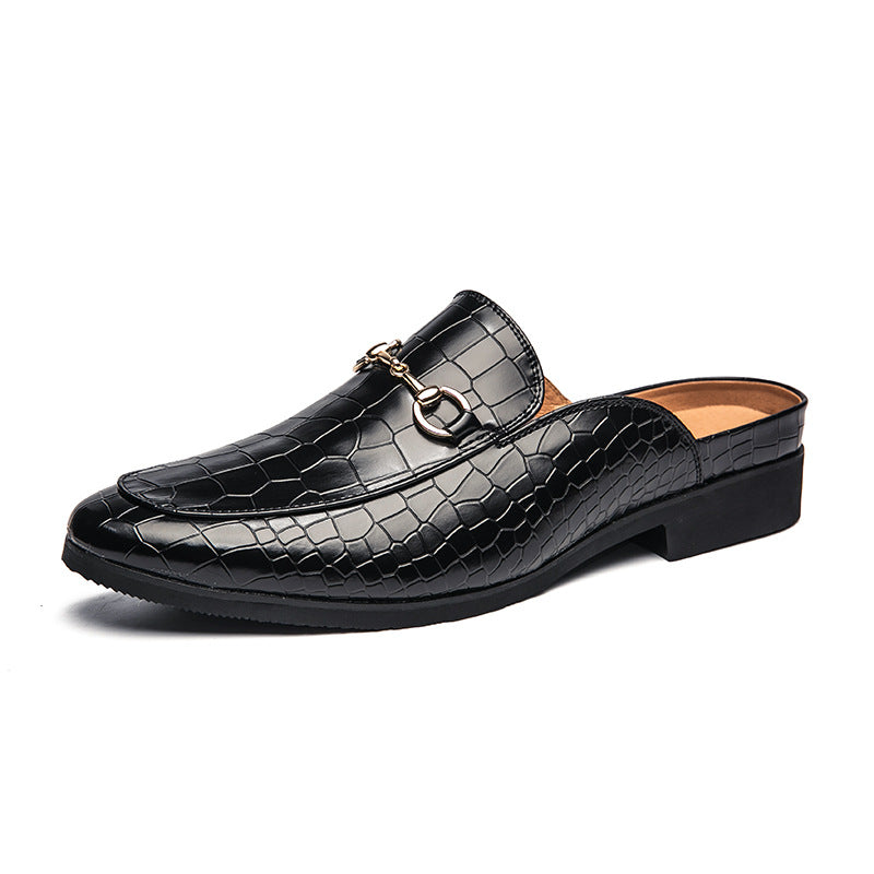 EasyStride Leather Loafers: Effortless Men's Slip-On Shoes