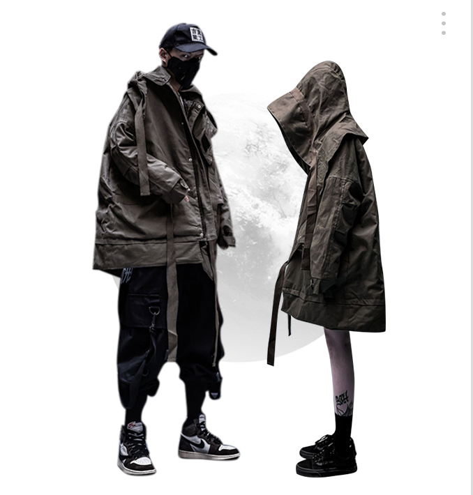 ShadowFlex Detach-M Parka - Cutting-Edge Techwear for Urban Explorers