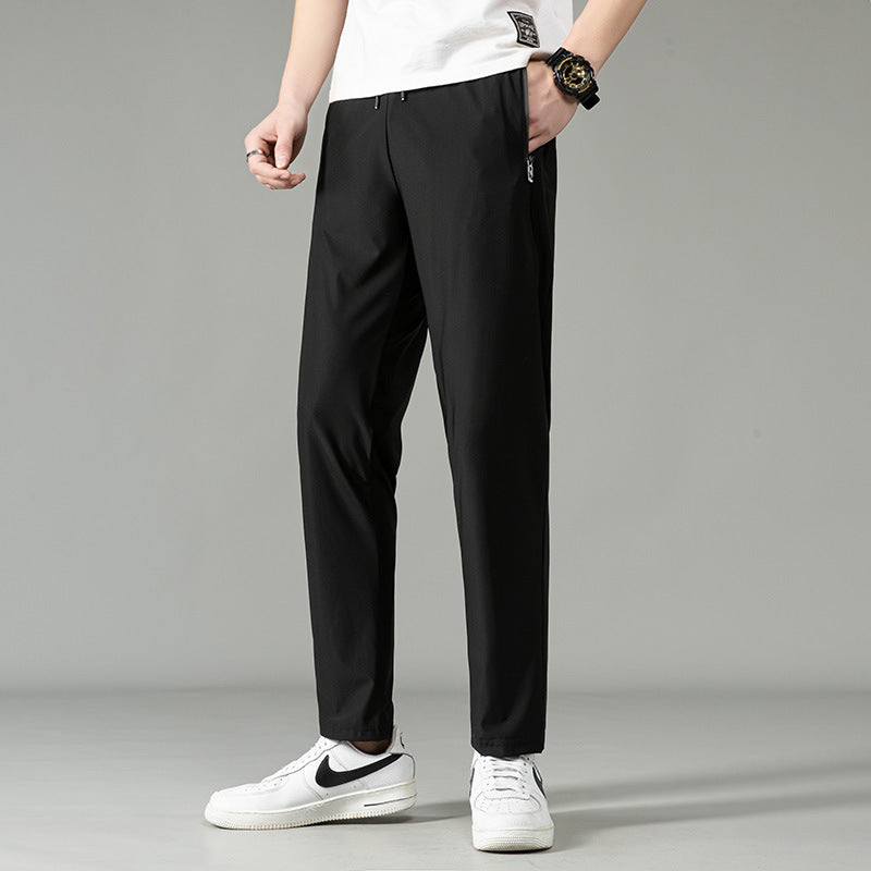 Men's Casual Pants Ice Silk Pants Loose Sports Pants Men's Clothing