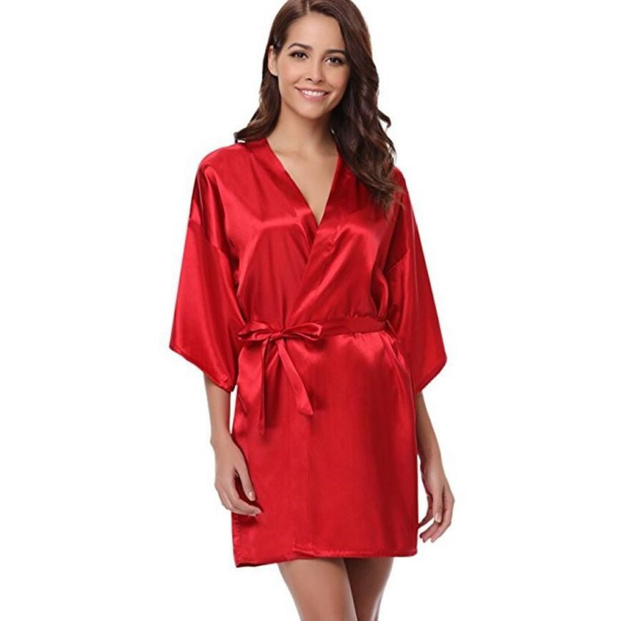 silk bathrobe 