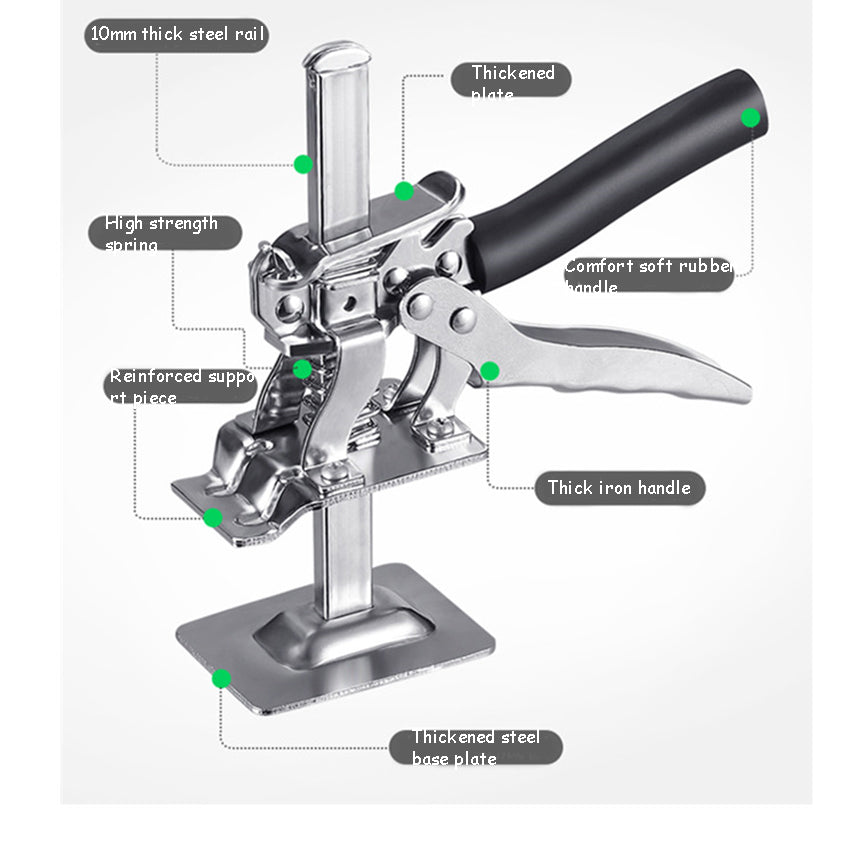 Wall Tiles And Ceramic Tiles Lifting Height Adjustment Manual Tile Positioner Stainless Steel Lifting Floor Tile Top Height Device