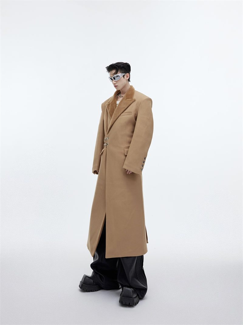 Everstride Overcoat - Sleek Men's Longline Coat Design