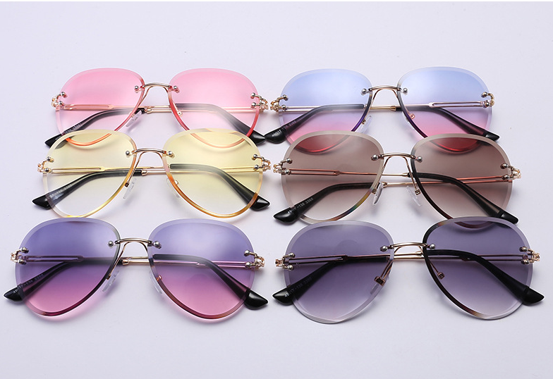 Chic Rimless Sunglasses |Trendy Imports for Style