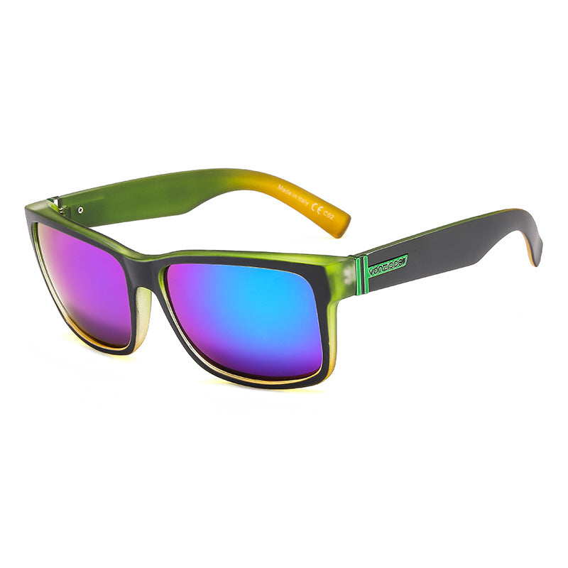 Retro Color Film Sunglasses | Big Frame Style