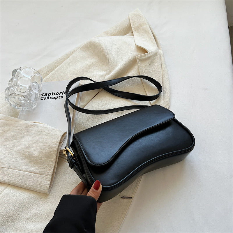 New Flip Magnetic Buckle Shoulder Bag