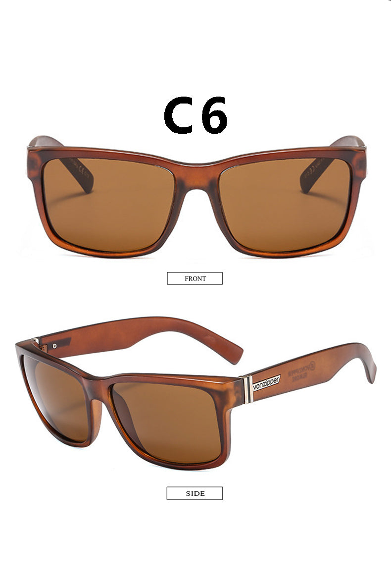 Retro Color Film Sunglasses | Big Frame Style