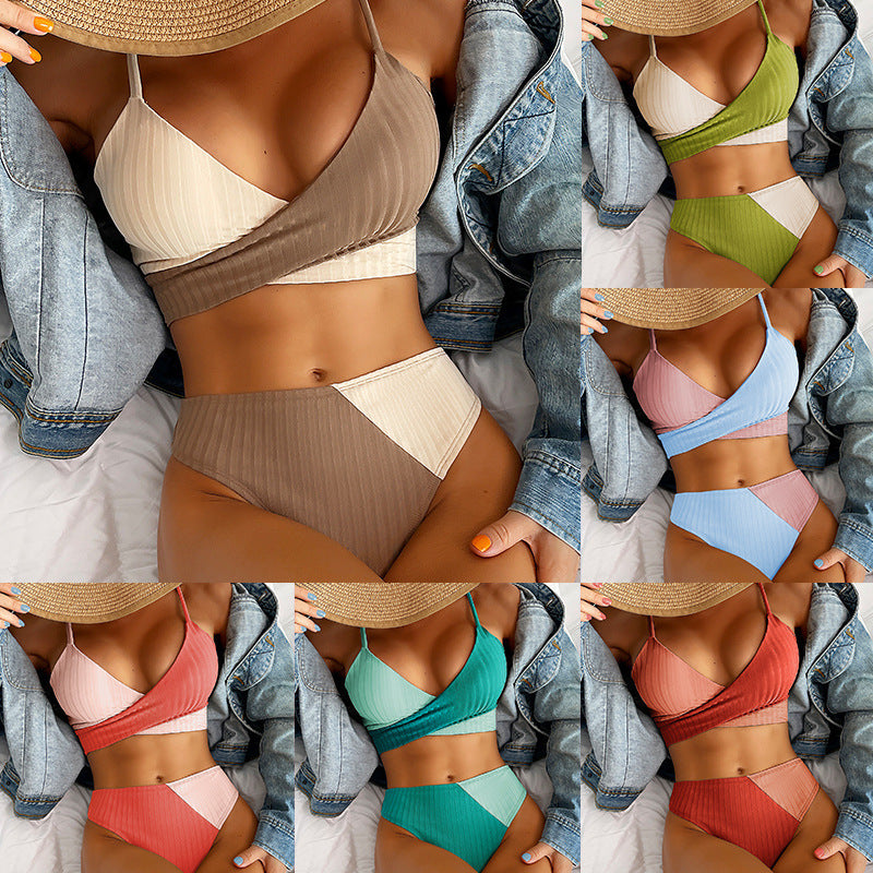 solid color bikini