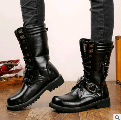 Trend High Military Boots | Cowboy Style