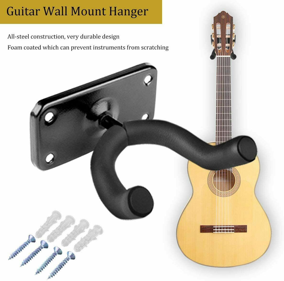 Guitar Wall Mount Hanger Holder Bracket Hook