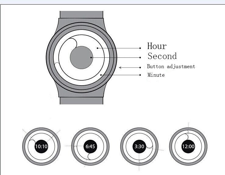 Steel Strata Timepiece