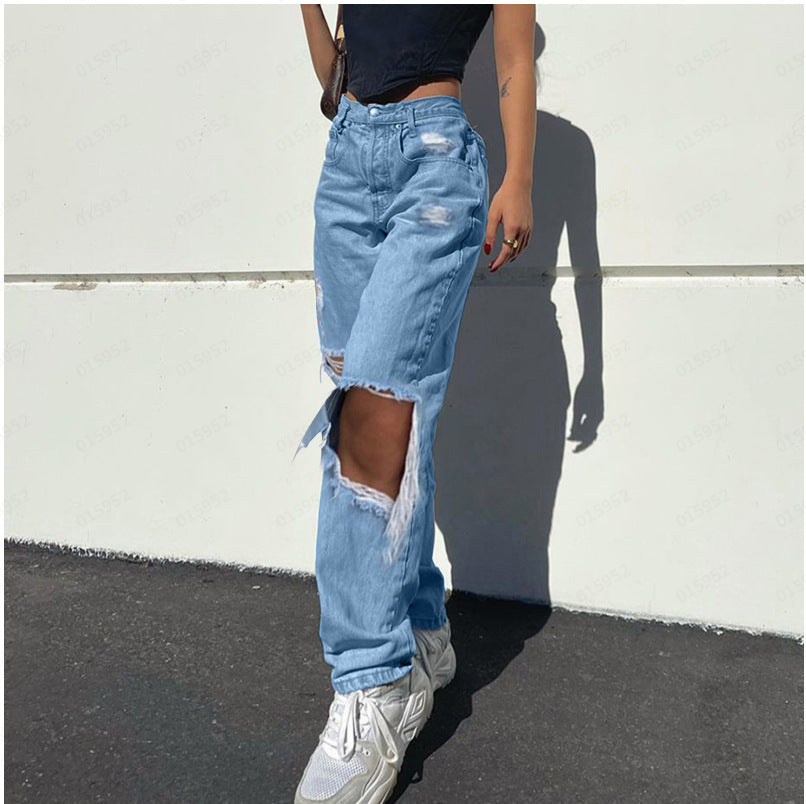 Sleek Shred Spectrum Denim