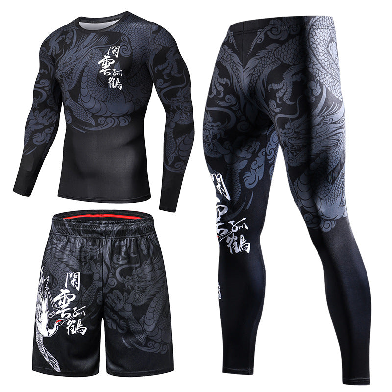 Men's Sweat-absorbent Quick-drying Fitness Suit