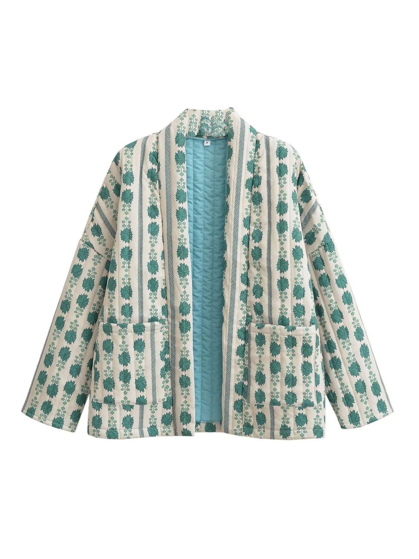 Ethno Charm Quilted Cotton Coat