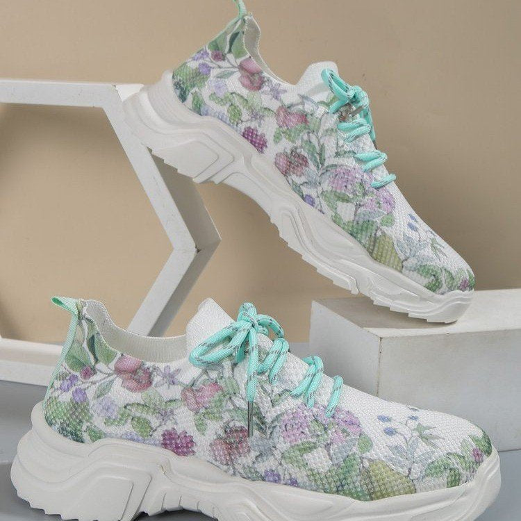 design printed sneakers