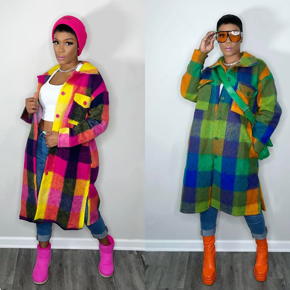 Plaid Dreamscape Coat