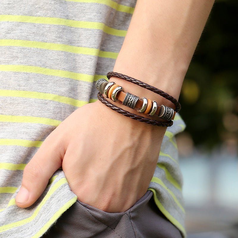 Simple Multi-layer Leather | Handmade String