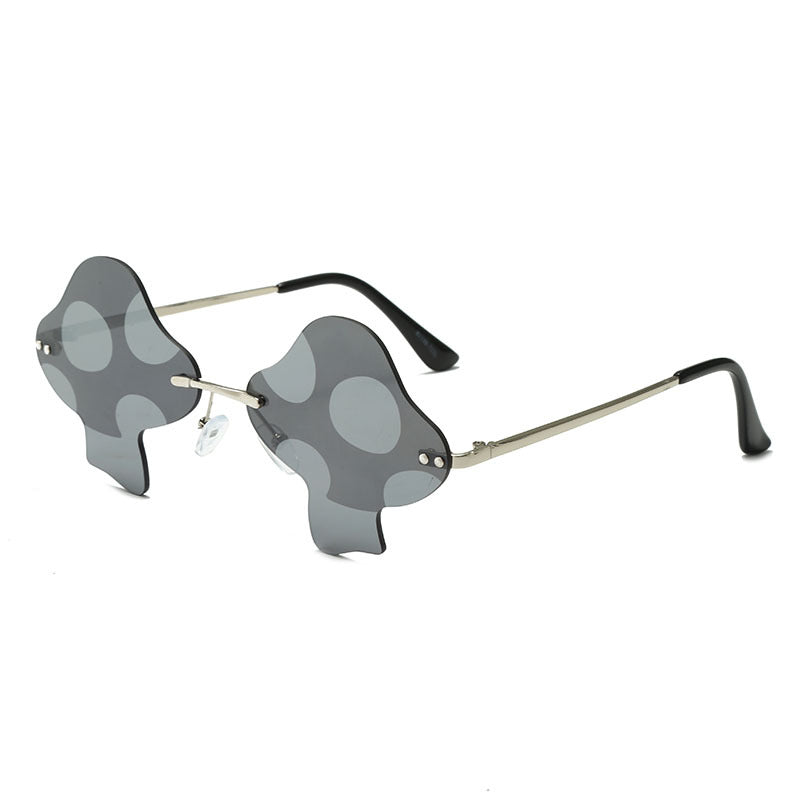 Personality Rimless Mushroom Sunglasses