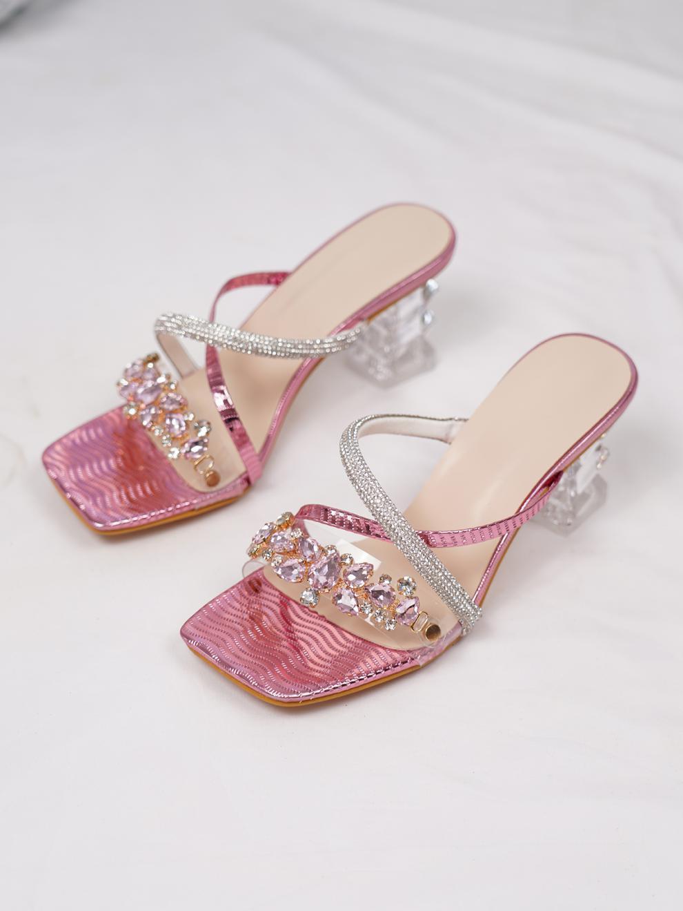 Fashion Rhinestone  High Heel