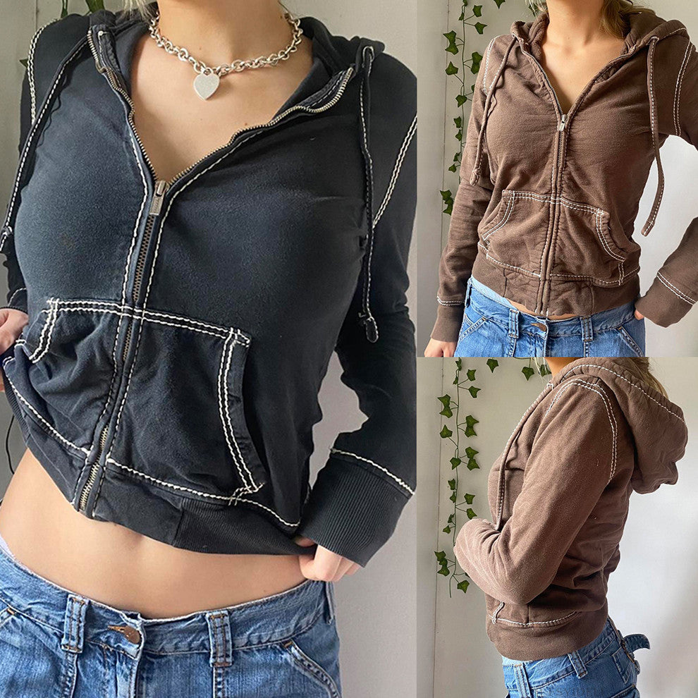 Women's Athleisure Cardigan Hoodie