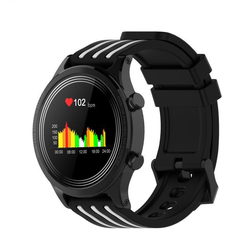 Smart Watch Disc Full Touch Zinc Alloy Weather Heart Rate