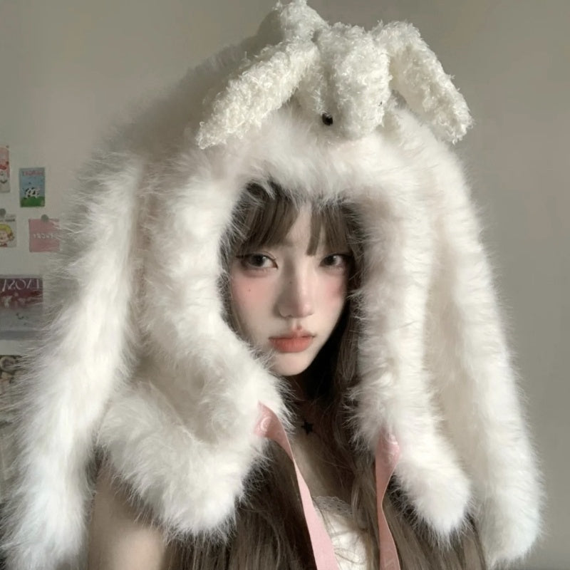 Fluffy Soft And Adorable Warm Autumn And Winter Plush Cold-proof Earmuffs